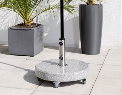 Centre pole umbrella stand - banner