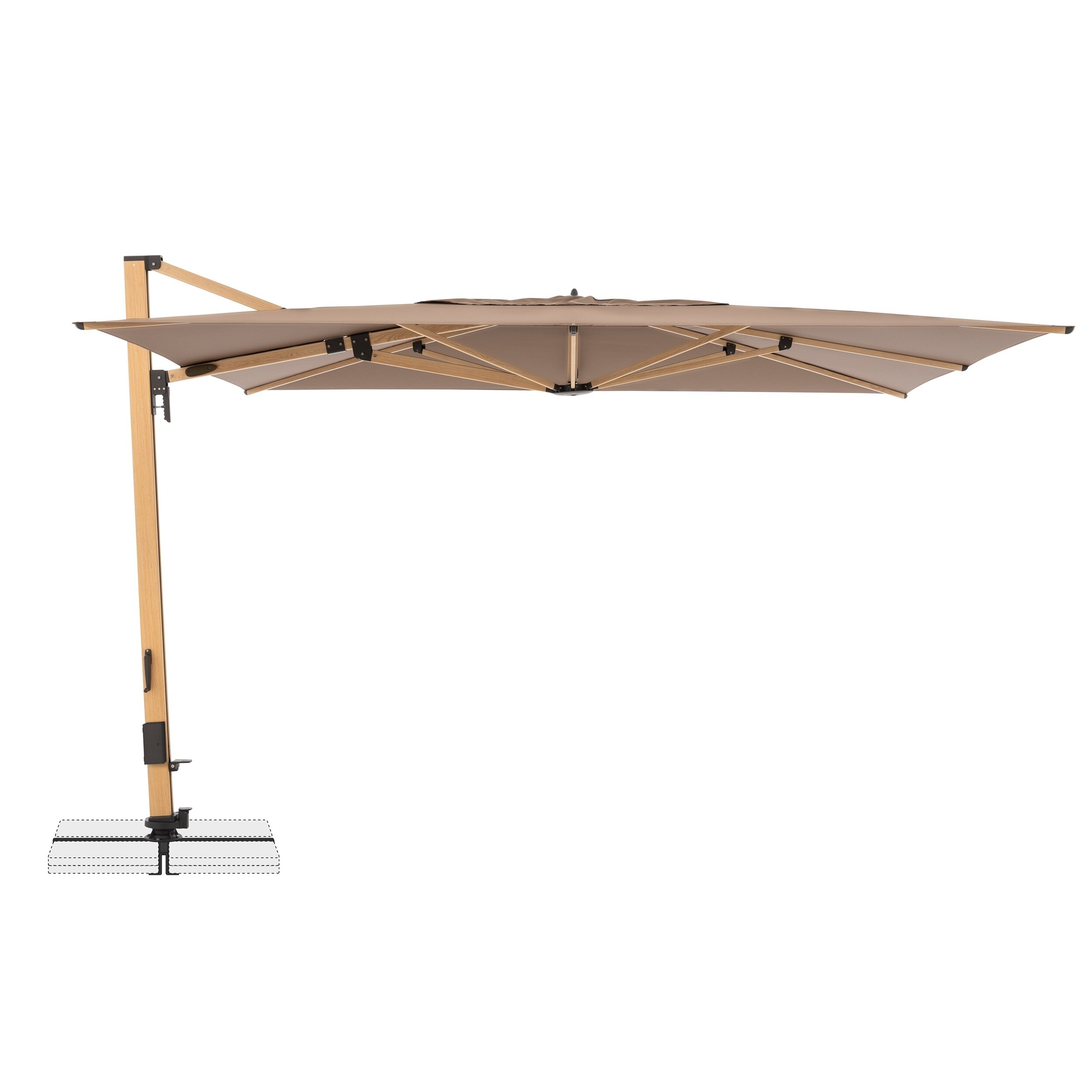 Alu-Wood 400 x 300 Side XL LED