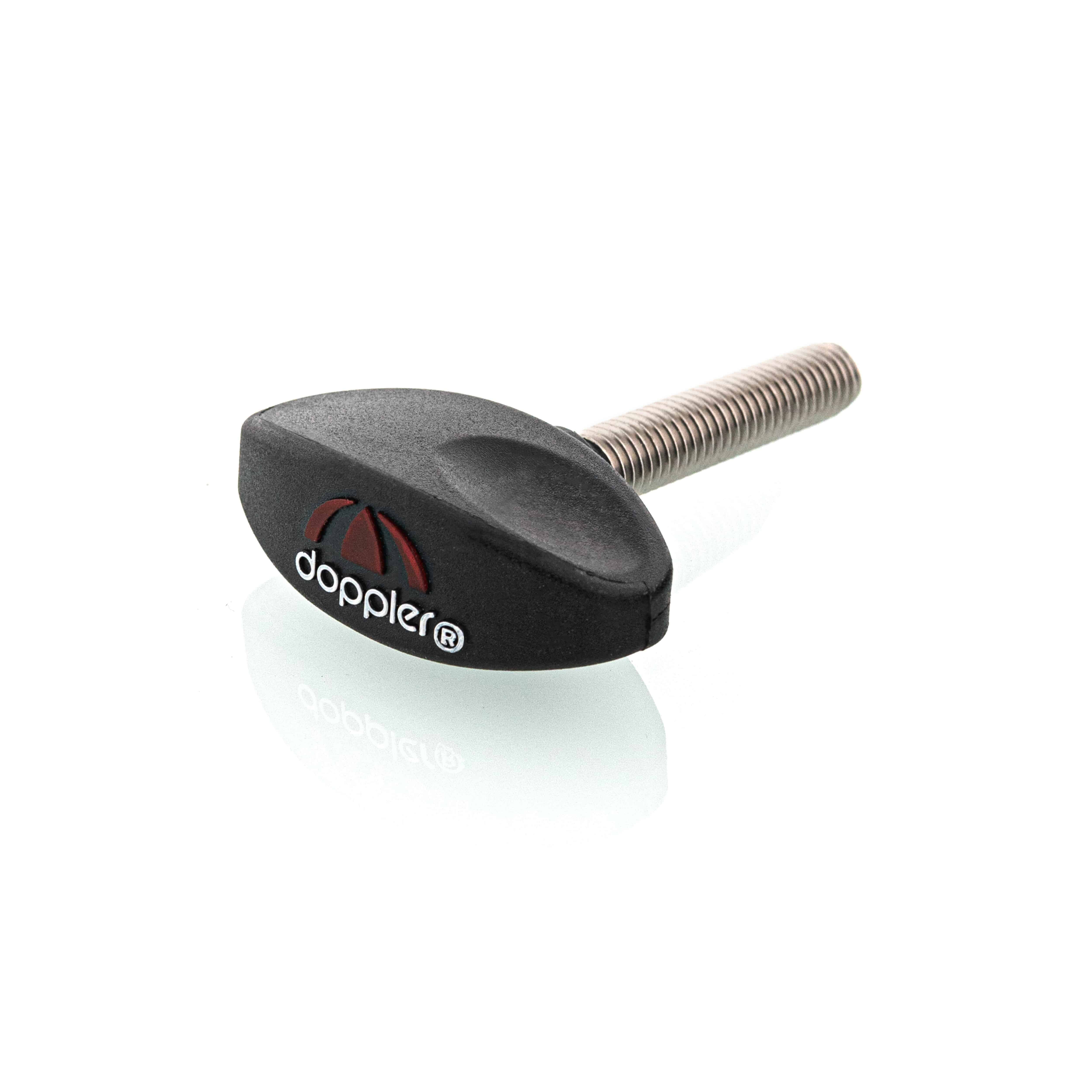 Fastening screws for tube for granite base with Doppler logo